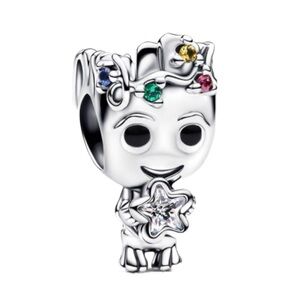 Authentic Pandora Marvel Guardians of the Galaxy Groot Star Charm - NWOT